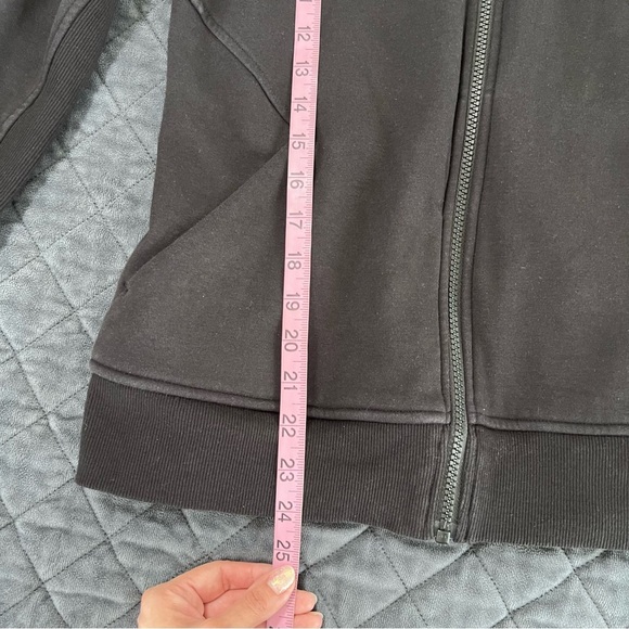 Athleta Jacket Women’s Small Triumph Hoodie Full Zip Activewear Black S - Picture 6 of 10